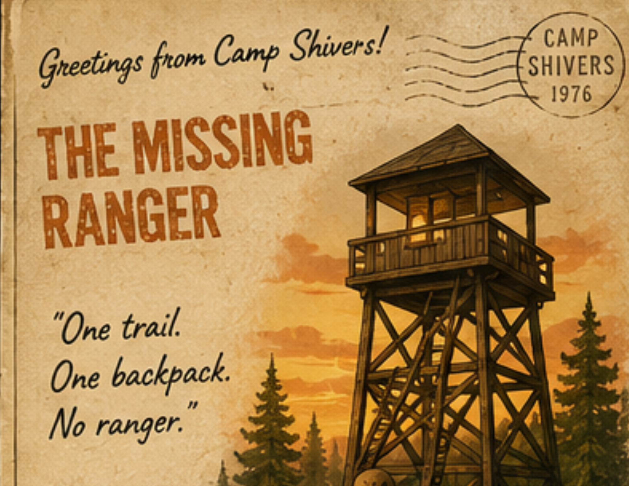 The Missing Ranger postcard